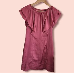 BCBG Paris Pink Flutter Sleeve Dress Size 2